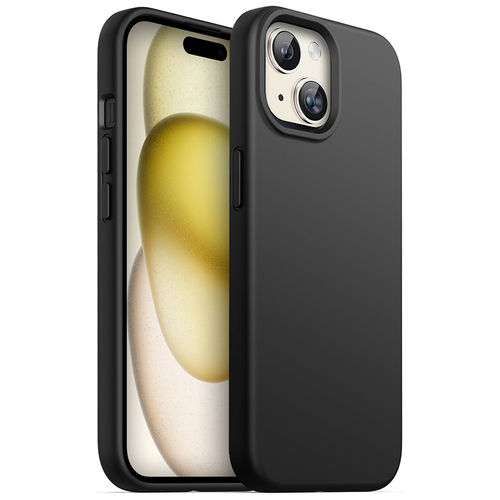 Flexi Stealth (MagSafe) Liquid Silicone Case for Apple iPhone 15 Plus - Black (Matte)