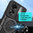 Heavy Duty Shockproof Case / Slide Shield / Finger Ring Holder for Oppo A78 4G - Black