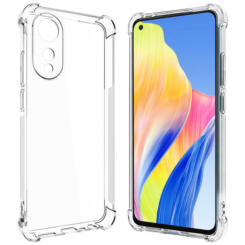 Flexi Gel Shockproof Case for Oppo A78 4G - Clear (Gloss Grip)