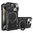 Slim Armour Tough Case / Finger Ring Stand / Magnetic Holder for Apple iPhone 15 Pro Max - Black
