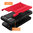 Military Defender Tough Shockproof Case for Apple iPhone 15 Plus - Red