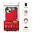 Military Defender Tough Shockproof Case for Apple iPhone 15 Plus - Red