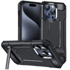 Military Defender Tough Shockproof Case for Apple iPhone 15 Pro - Black