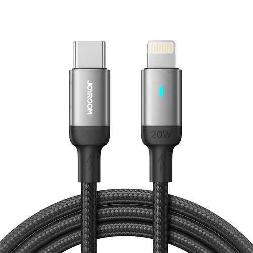 Joyroom (20W) Lightning to USB Type-C Charging Cable (3m) for iPhone / iPad - Black