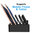 90W (5-Port) USB Type-C / PD 2.0 / QC 3.0 Charging Station for Mobile Phone / Tablet