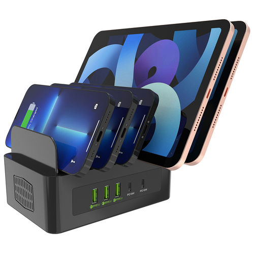 90W (5-Port) USB Type-C / PD 2.0 / QC 3.0 Charging Station for Phone / Tablet