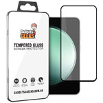 Full Coverage Tempered Glass Screen Protector for Samsung Galaxy S23 FE - Black