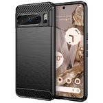 Flexi Slim Carbon Fibre Case for Google Pixel 8 Pro - Brushed Black