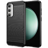 Flexi Slim Carbon Fibre Case for Samsung Galaxy S23 FE - Brushed Black