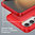 Flexi Slim Carbon Fibre Case for Samsung Galaxy S23 FE - Brushed Red