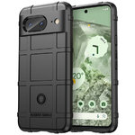 Anti-Shock Grid Texture Shockproof Case for Google Pixel 8 - Black