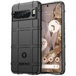 Anti-Shock Grid Texture Shockproof Case for Google Pixel 8 Pro - Black