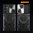 Slim Armour Shockproof Case / Slide Camera / Finger Ring Holder for Samsung Galaxy S23 FE - Black