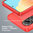 Flexi Slim Carbon Fibre Case for Oppo A58 4G - Brushed Red