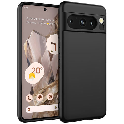 Flexi Stealth Liquid Silicone Case for Google Pixel 8 Pro - Black (Matte)