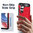 Military Defender Tough Shockproof Case for Samsung Galaxy S23 FE - Red