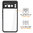 Hybrid Fusion Shockproof Hard Case for Google Pixel 8 Pro - Clear (Black Frame)