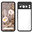 Hybrid Fusion Shockproof Hard Case for Google Pixel 8 Pro - Clear (Black Frame)