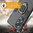 Slim Armour Tough Shockproof Case / Ring Holder for Oppo A58 4G - Black
