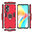 Slim Armour Tough Shockproof Case / Ring Holder for Oppo A58 4G - Red