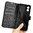 Leather Wallet Case & Card Holder Pouch for Oppo A18 / A38 4G - Black