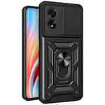 Heavy Duty Shockproof Case / Slide Camera Cover for Oppo A38 4G