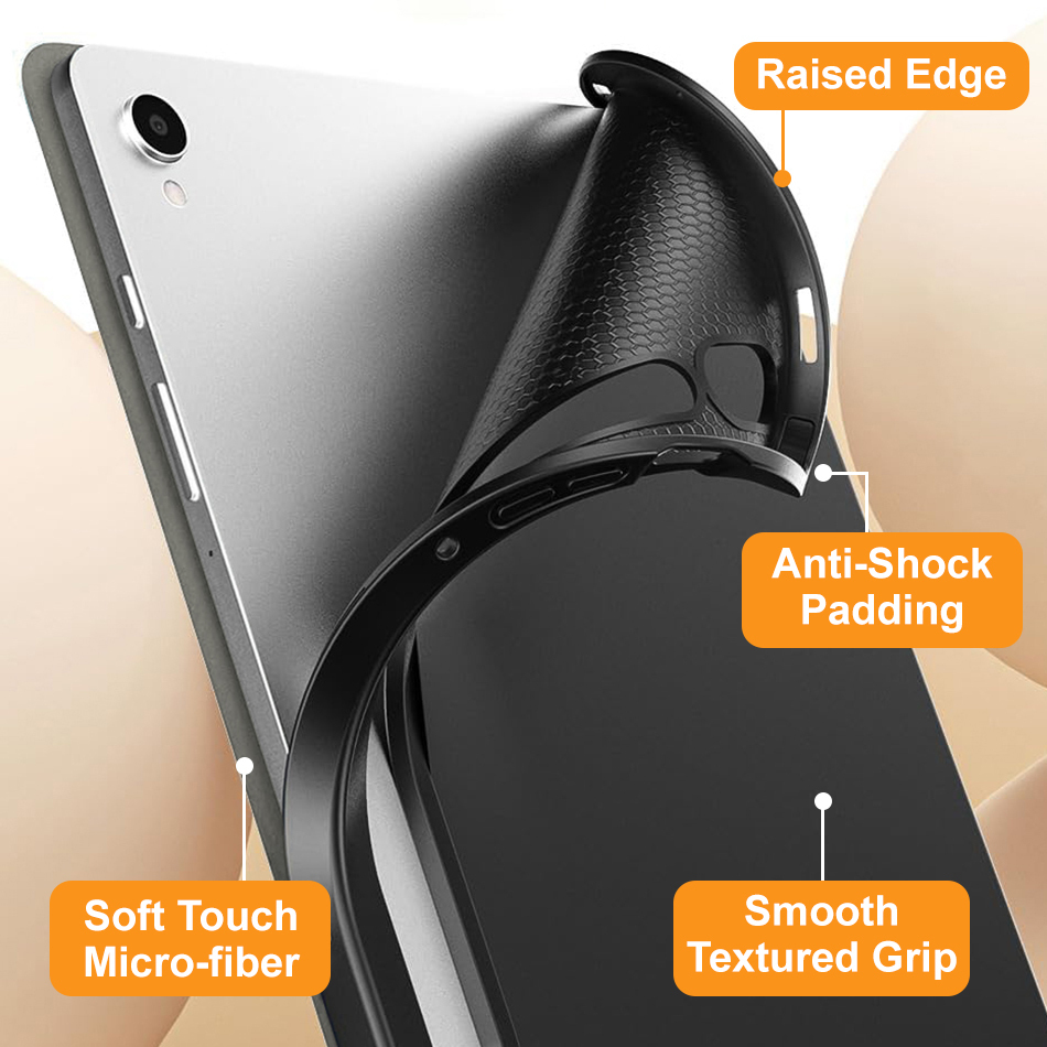 Trifold (Sleep/Wake) Smart Case & Stand for Samsung Galaxy Tab S9 FE / S10 FE - Black
