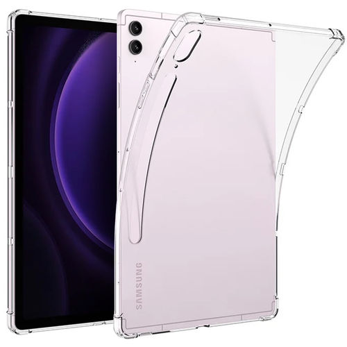 Flexi Gel Shockproof Case for Samsung Galaxy Tab S9 FE+ (Clear) Gloss Grip