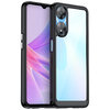 Hybrid Acrylic Tough Shockproof Case for Oppo A78 5G - Black (Frame)
