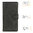 Leather Wallet Case & Card Holder Pouch for Oppo A58 4G - Black