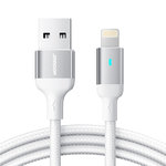 Joyroom (2.4A) USB Lightning Charging Cable (3m) for iPhone / iPad - White