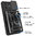 Heavy Duty Shockproof Case / Slide Camera Cover for Motorola Moto G54 - Black