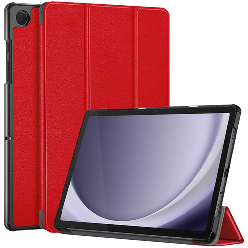 Trifold (Sleep/Wake) Smart Case & Stand for Samsung Galaxy Tab A9+ (Red)