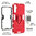 Slim Armour Tough Shockproof Case / Ring Holder for Samsung Galaxy A05s - Red