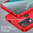 Flexi Slim Carbon Fibre Case for Nokia C22 - Brushed Red