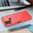 Flexi Slim Carbon Fibre Case for Nokia C22 - Brushed Red