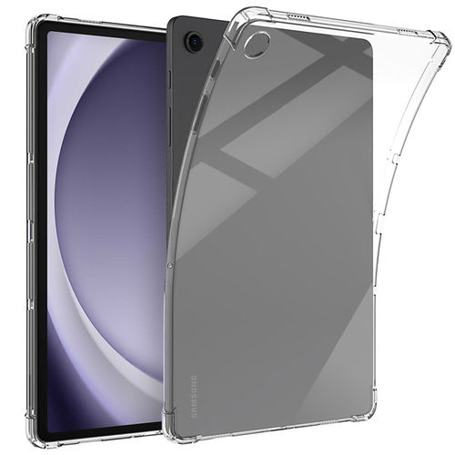 Flexi Gel Shockproof Case for Samsung Galaxy Tab A9+ (Clear) Gloss Grip