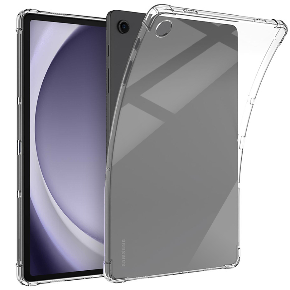 Flexi Gel Shockproof Case for Samsung Galaxy Tab A9+ (Clear) Gloss Grip