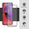 Full Coverage Tempered Glass Screen Protector for Motorola Moto G84 - Black