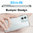 Hybrid Acrylic Tough Shockproof Case for Motorola Moto G84 - Clear (Gloss Grip)