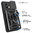 Heavy Duty Shockproof Case / Slide Camera Cover for Motorola Moto G84 - Black