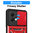Heavy Duty Shockproof Case / Slide Camera Cover for Motorola Moto G84 - Red