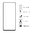 Full Coverage Tempered Glass Screen Protector for Xiaomi Redmi 12 - Black