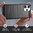 Flexi Slim Carbon Fibre Case for Xiaomi Redmi 12 - Brushed Black