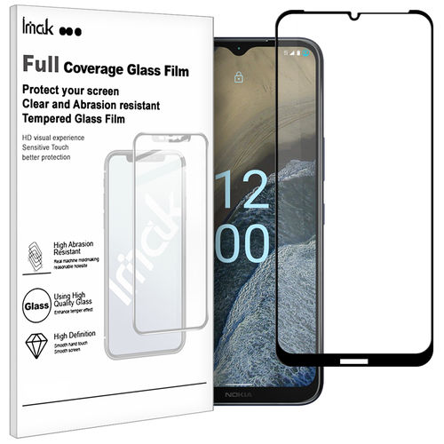 Imak Full Coverage Tempered Glass Screen Protector for Nokia G11 Plus - Black