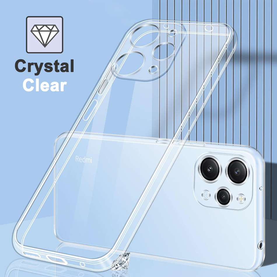 Flexi Slim Gel Case for Xiaomi Redmi 12 - Clear (Gloss Grip)