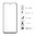 Full Coverage Tempered Glass Screen Protector for Oppo A58 4G - Black