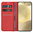 Leather Wallet Case & Card Holder Pouch for Samsung Galaxy S24 - Red