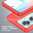 Mofi Flexi Slim Carbon Fibre Case for Oppo A79 5G - Brushed Red