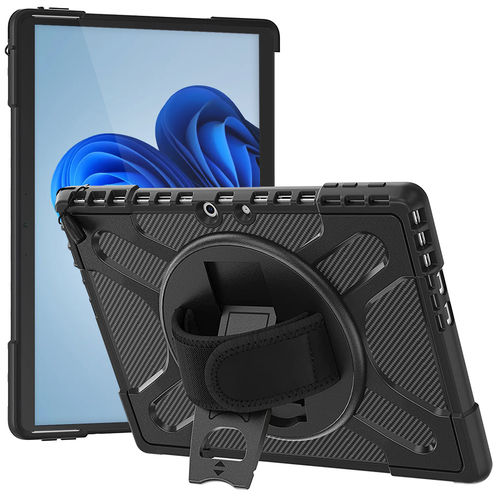 360 Hand Holder Strap / Shockproof Case / Kickstand for Microsoft Surface Pro 8